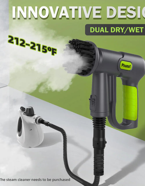 Load image into Gallery viewer, Pressurized Handheld Steam Cleaner &amp; Rechargeable Spin Scrubber
