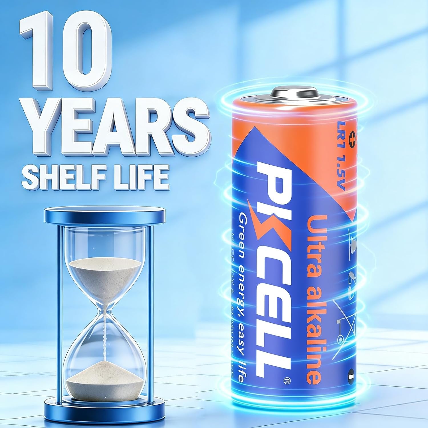 5 Counts 1.5V LR1/MN9100/E90/N Size Alkaline Batteries, Leak-Proof Batteries, High Performance and Powerful Batteries, Suitable for All Kinds of Electronic Equipment