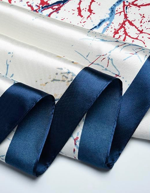 Load image into Gallery viewer, 35X35 Large Square Satin Hair Scarf for Women – Silk-Feel Head Wrap, Night Protection, Fashion Bandana &amp; Headscarf
