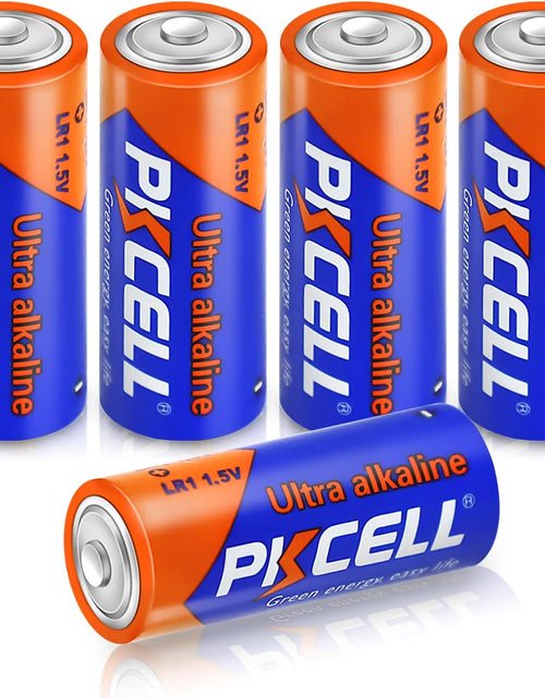 Load image into Gallery viewer, 5 Counts 1.5V LR1/MN9100/E90/N Size Alkaline Batteries, Leak-Proof Batteries, High Performance and Powerful Batteries, Suitable for All Kinds of Electronic Equipment
