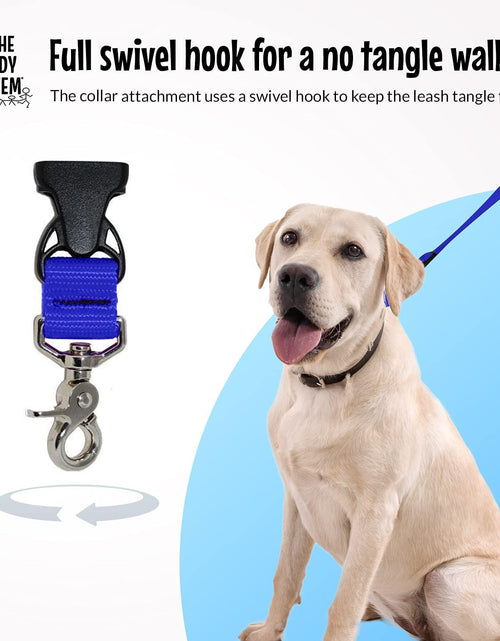Load image into Gallery viewer, Hands Free Dog Leash, Adjustable Leash for Running, Jogging, Training and Service Dogs, Great for Small, Medium and Large Dogs, Made in USA (Royal Blue, Large Belt (27"- 50" Waist))

