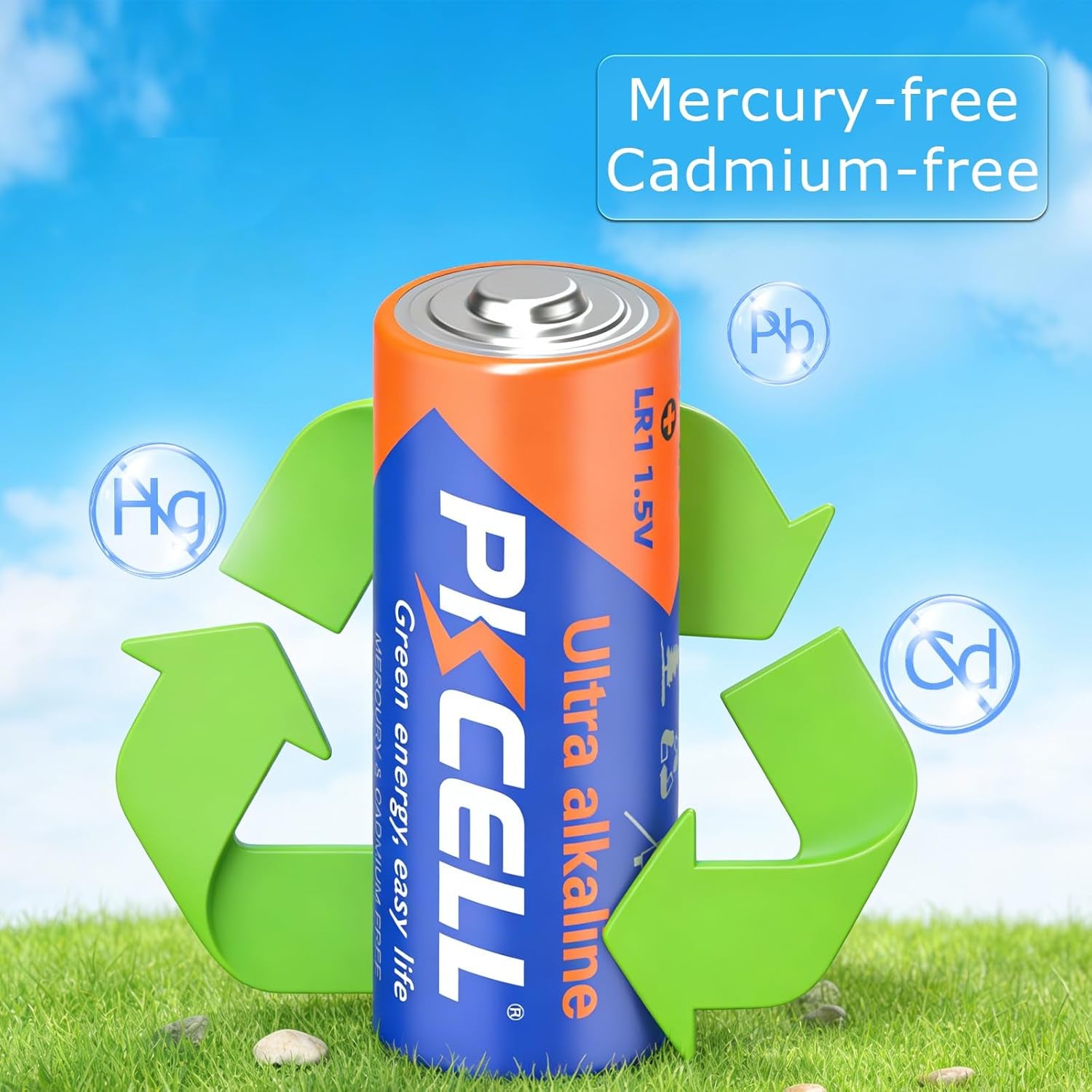 5 Counts 1.5V LR1/MN9100/E90/N Size Alkaline Batteries, Leak-Proof Batteries, High Performance and Powerful Batteries, Suitable for All Kinds of Electronic Equipment