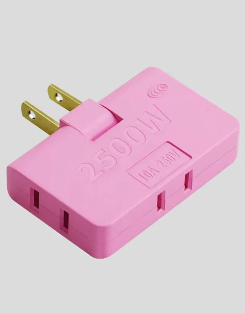 Load image into Gallery viewer, 3-Port Rotatable US Plug Adapter – Compact Power, Anywhere You Go
