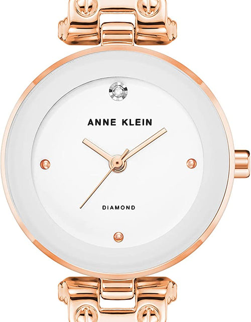 Load image into Gallery viewer, Women'S Genuine Diamond Dial Bangle Watch
