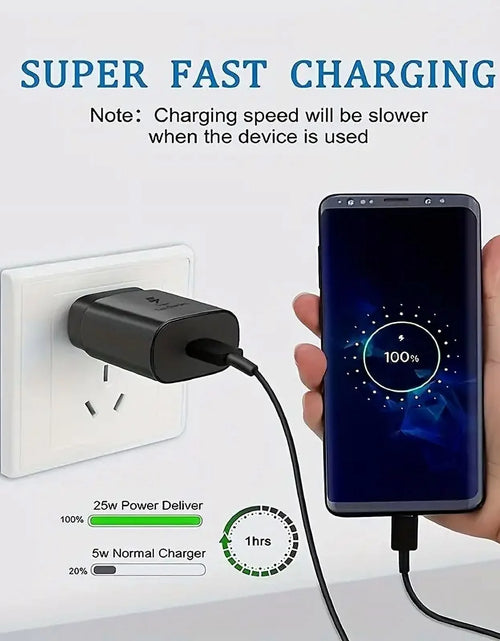 Load image into Gallery viewer, Super Fast Charger Type C,25W USB C Wall Charger Fast Charging Charger
