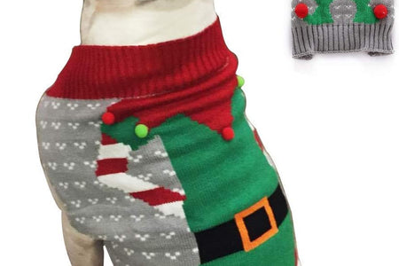 Ugly Christmas Dog Sweaters Pet Dog Winter Knitwear Warm Clothes