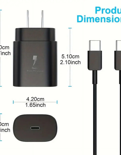 Load image into Gallery viewer, Super Fast Charger Type C,25W USB C Wall Charger Fast Charging Charger

